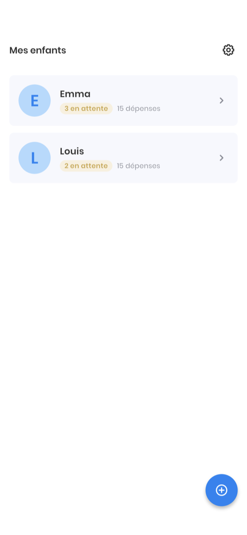 Tous les frais de l'enfant